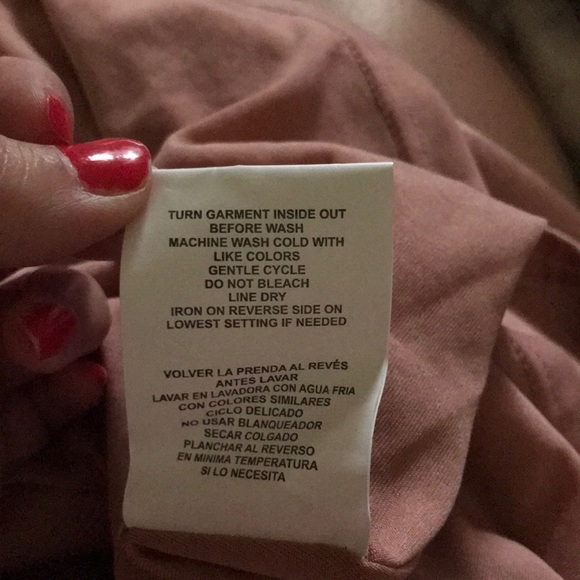 Taylor & Sage Light Pink Faux Suede Dress NWT - Picture 7 of 7